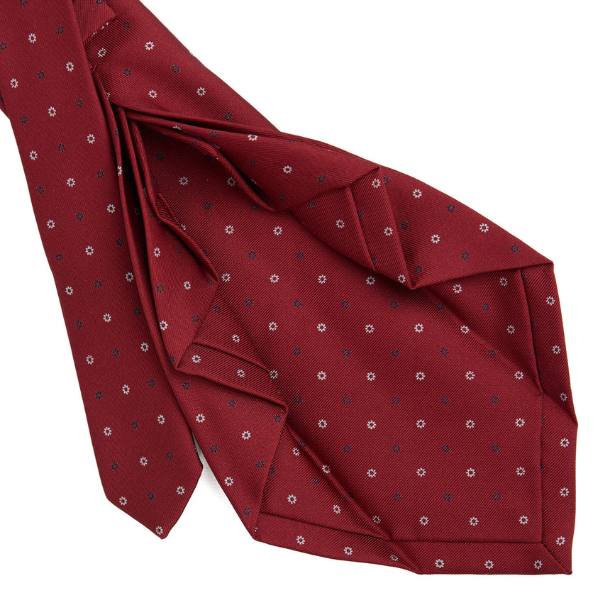 BURGUNDY 9 FOLD SARTORIAL SILK TIE