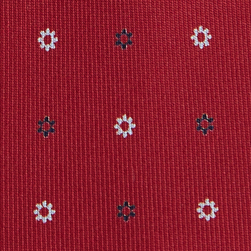 BURGUNDY 9 FOLD SARTORIAL SILK TIE