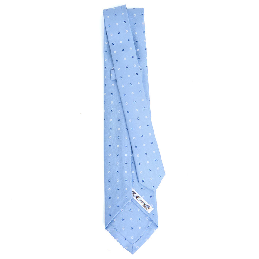 LIGHT BLUE 9 FOLD SARTORIAL SILK TIE