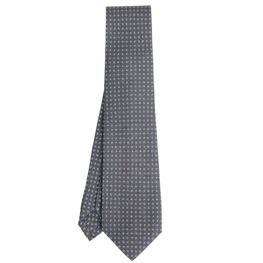 DARK GREY 9 FOLD SARTORIAL SILK TIE