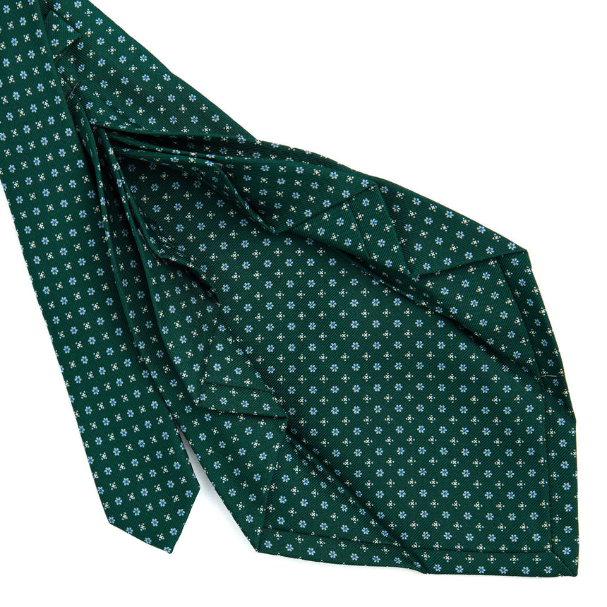 DARK GREEN 9 FOLD SARTORIAL SILK TIE