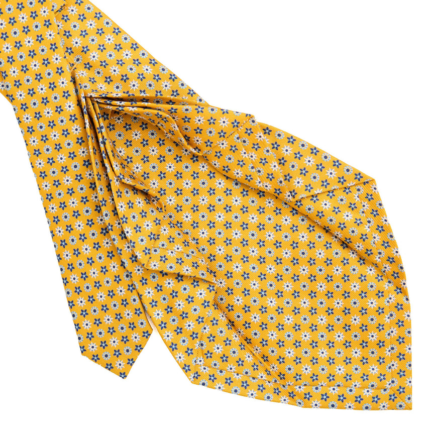 YELLOW 9 FOLD SARTORIAL SILK TIE
