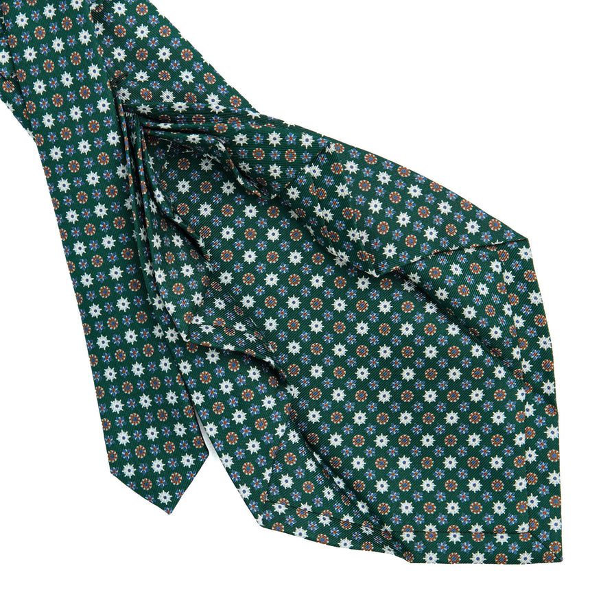 DARK GREEN 9 FOLD SARTORIAL SILK TIE
