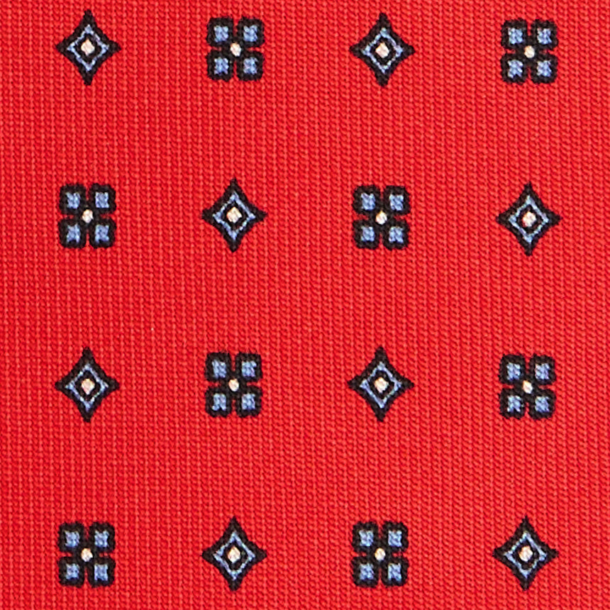 RED 9 FOLD SARTORIAL SILK TIE