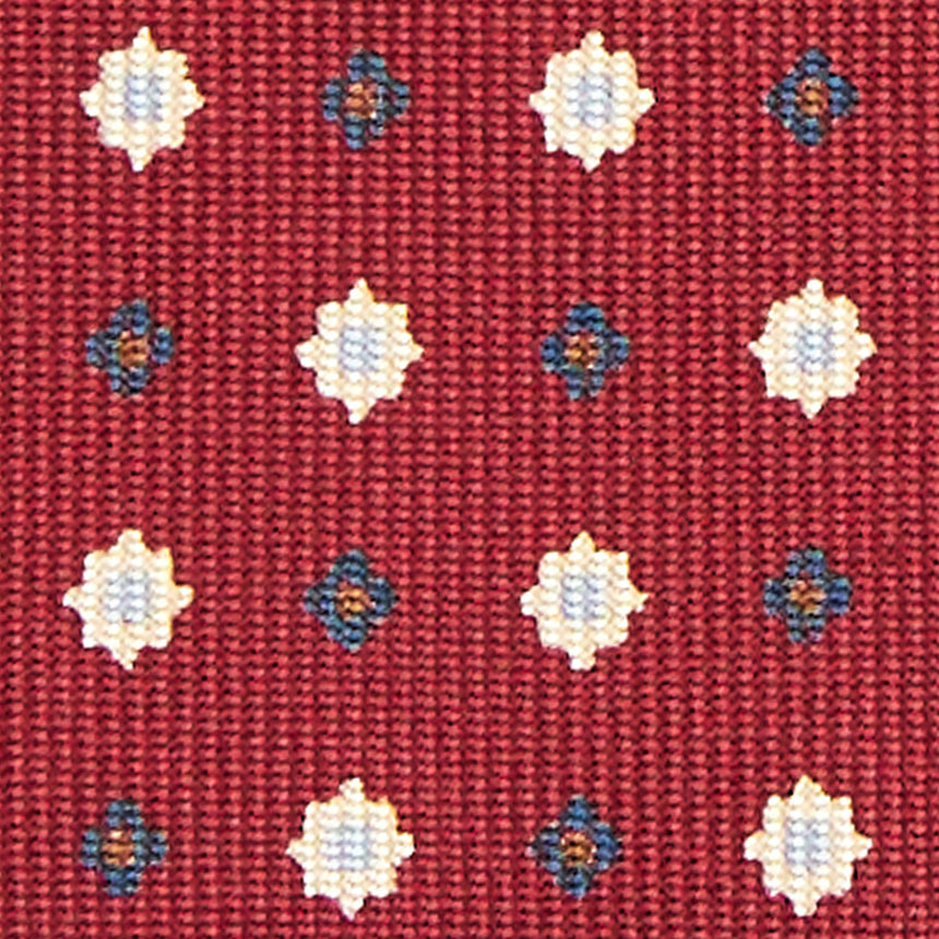 BURGUNDY 5 FOLD SARTORIAL SILK TIE