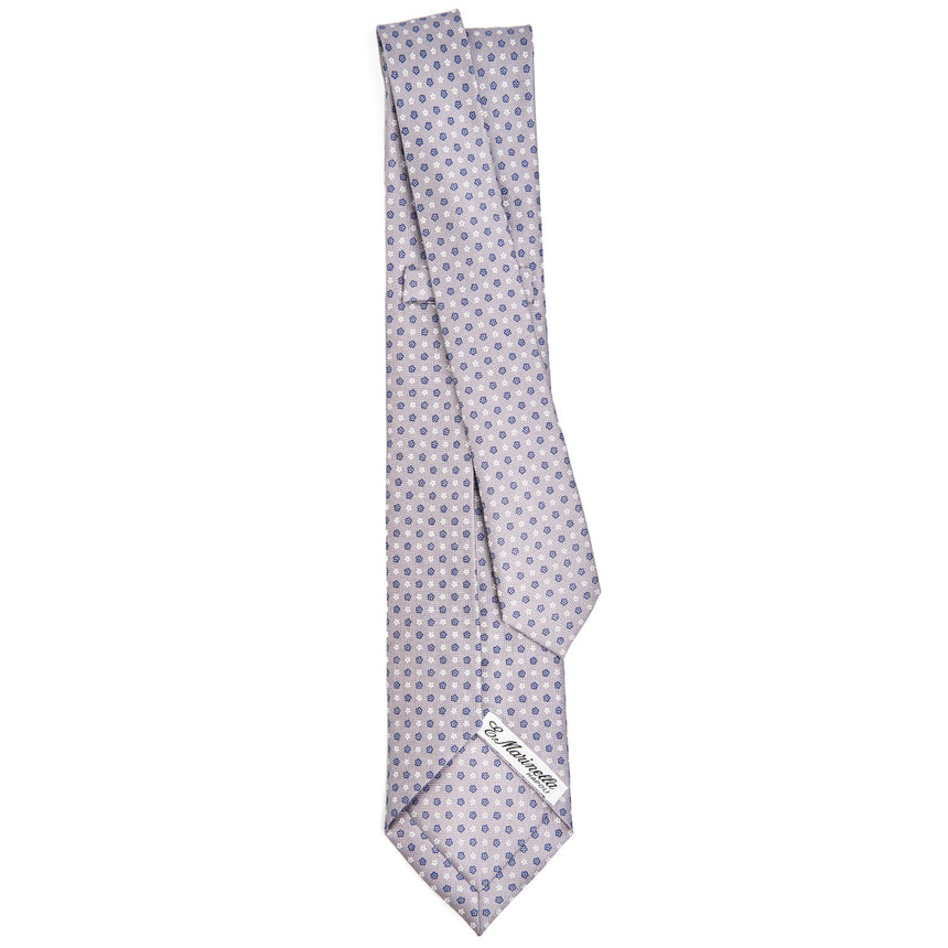 LIGHT GREY 5 FOLD SARTORIAL SILK TIE