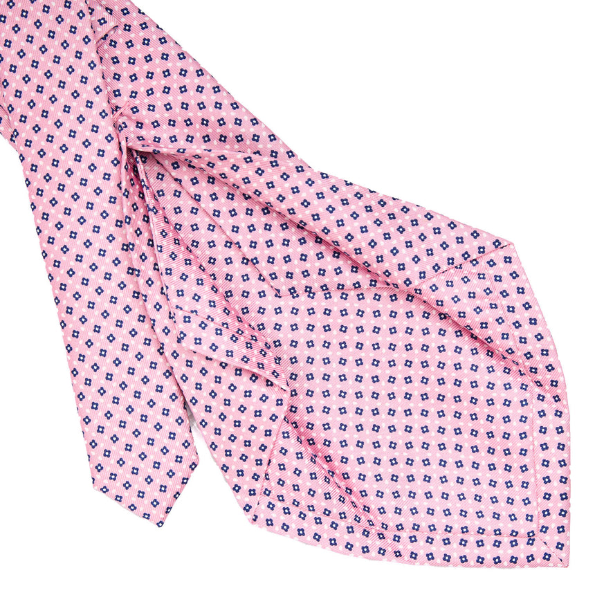 PINK 5 FOLD SARTORIAL SILK TIE