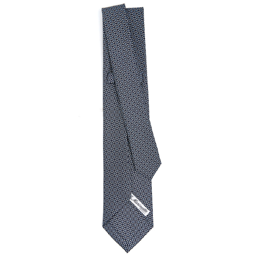DARK BLUE 5 FOLD SARTORIAL SILK TIE