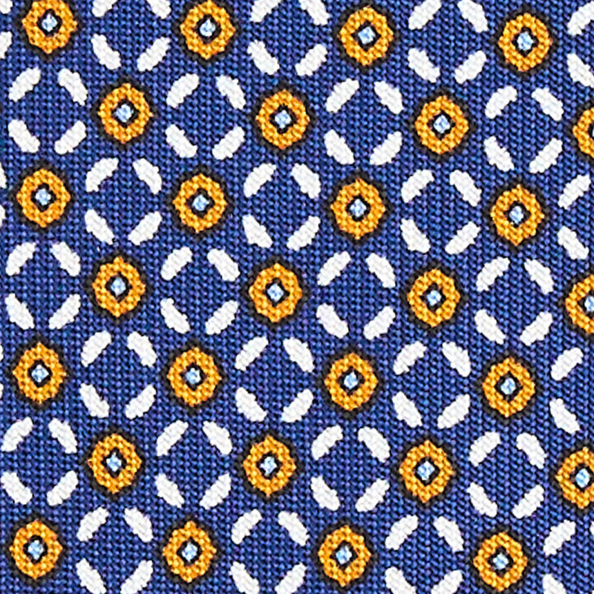 BLUE 5 FOLD SARTORIAL SILK TIE