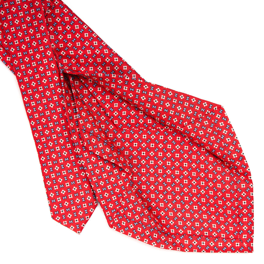 RED 5 FOLD SARTORIAL SILK TIE