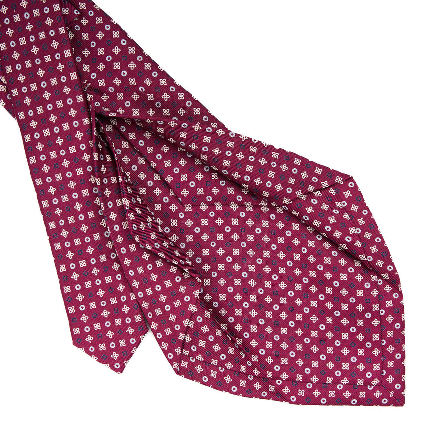 FUCSIA 5 FOLD SARTORIAL SILK TIE