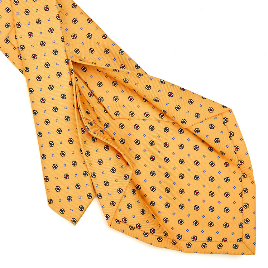 YELLOW 5 FOLD SARTORIAL SILK TIE