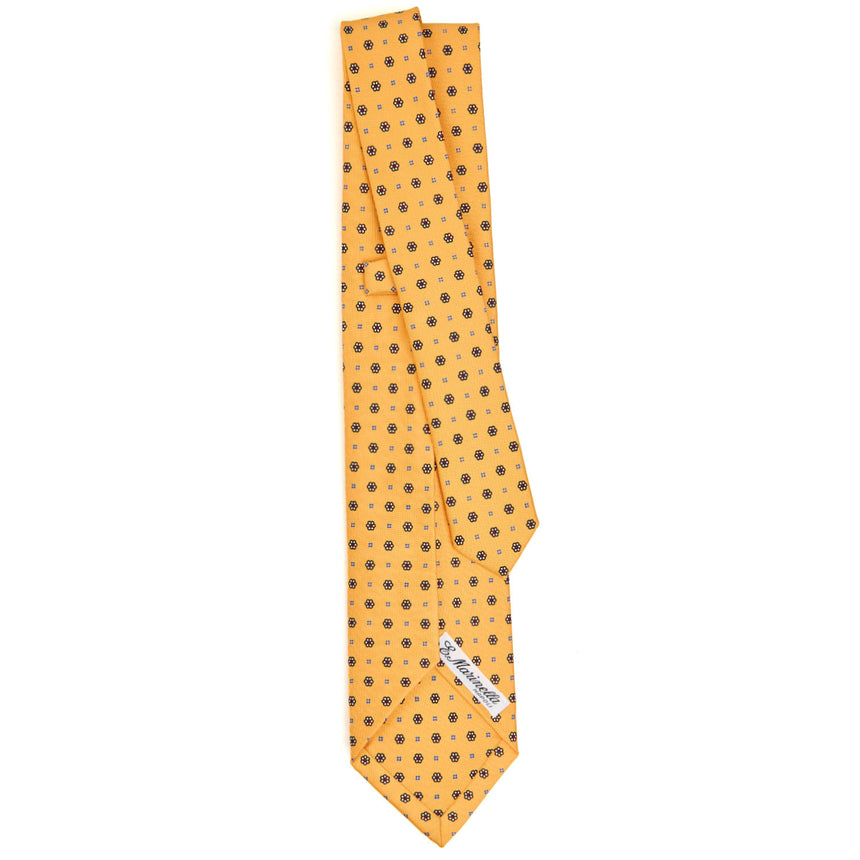 YELLOW 5 FOLD SARTORIAL SILK TIE