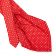 red_5_fold_sartorial_silk_tie_small_flower_pattern_detail_of_the_back_pleats