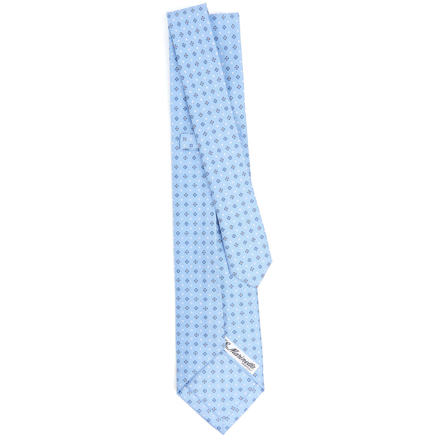 LIGHT BLUE 5 FOLD SARTORIAL SILK TIE