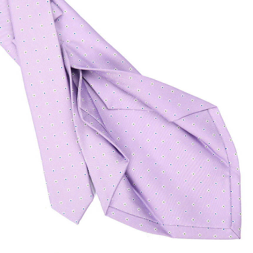 LILAC 5 FOLD SARTORIAL SILK TIE