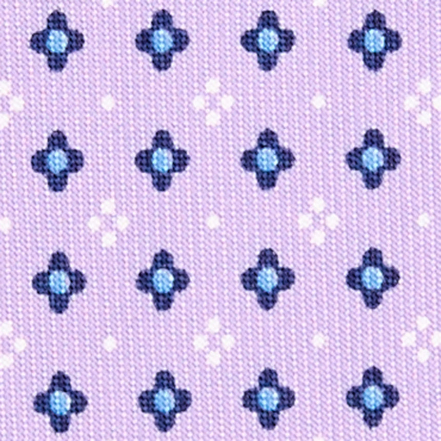 LILAC 5 FOLD SARTORIAL SILK TIE
