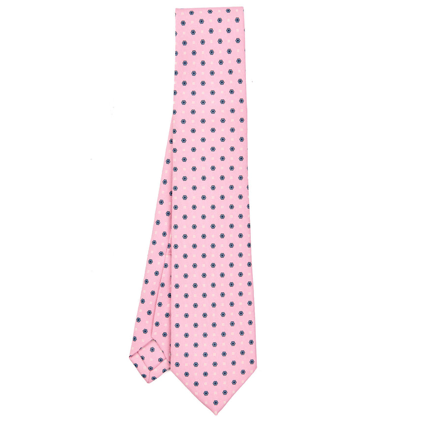PINK 5 FOLD SARTORIAL SILK TIE