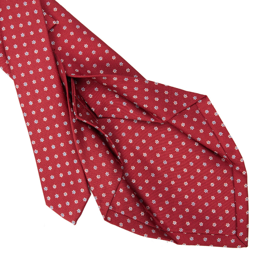 BURGUNDY 5 FOLD SARTORIAL SILK TIE