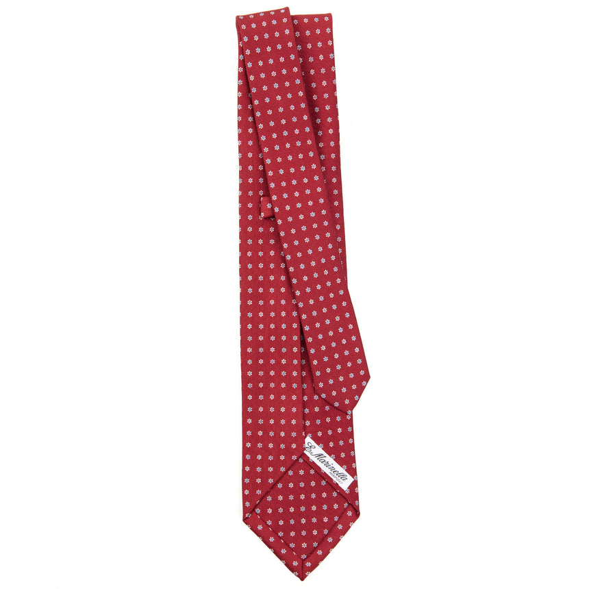 BURGUNDY 5 FOLD SARTORIAL SILK TIE