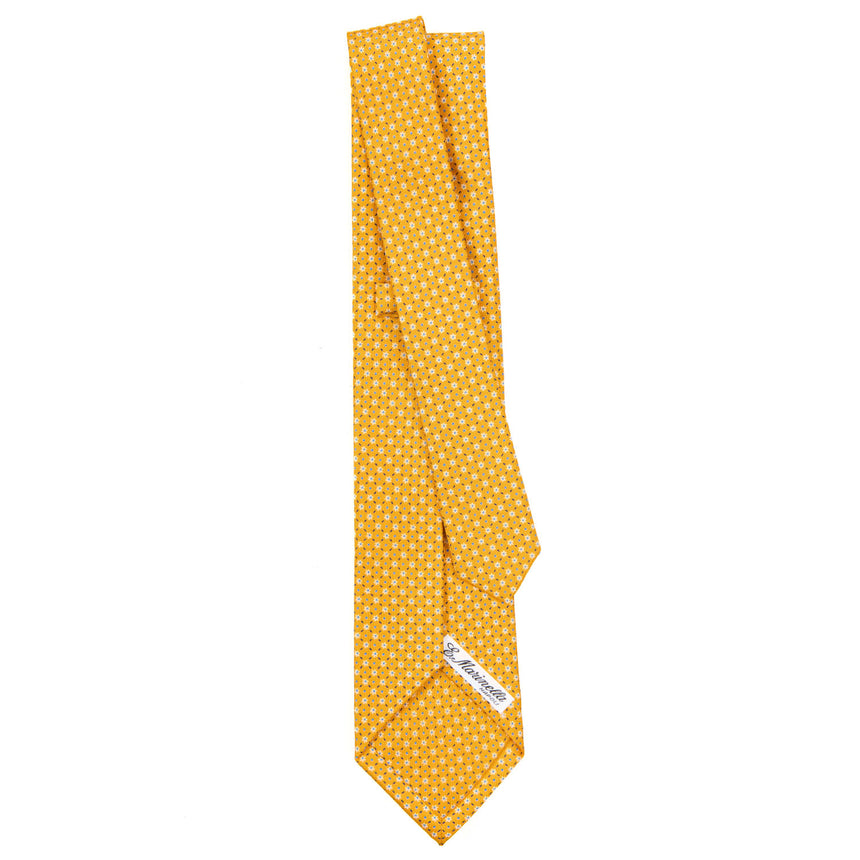 YELLOW 5 FOLD SARTORIAL SILK TIE