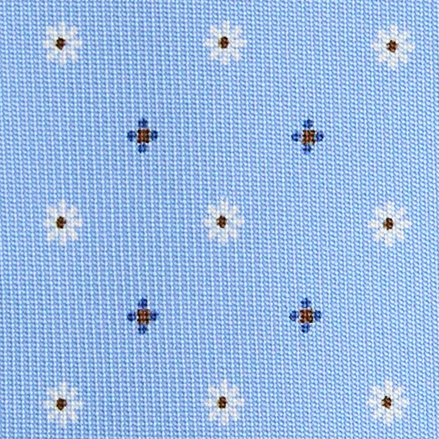 LIGHT BLUE 5 FOLD SARTORIAL SILK TIE