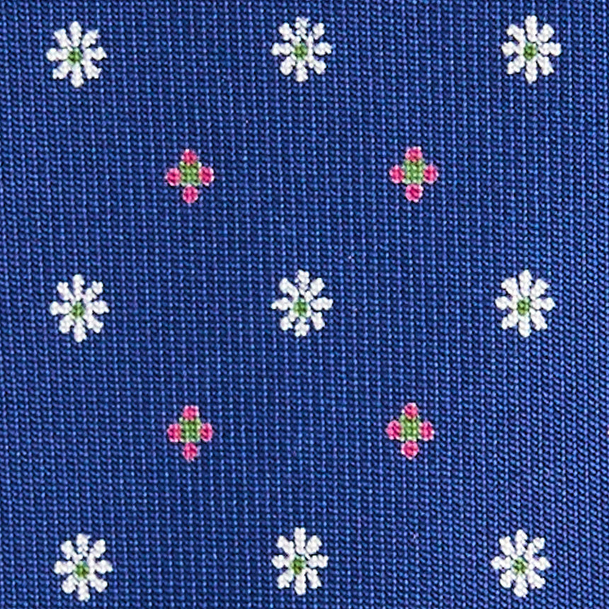 CRAVATTA SARTORIALE 5 PIEGHE IN SETA BLUETTE