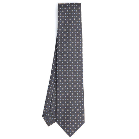 DARK GREY 5 FOLD SARTORIAL SILK TIE