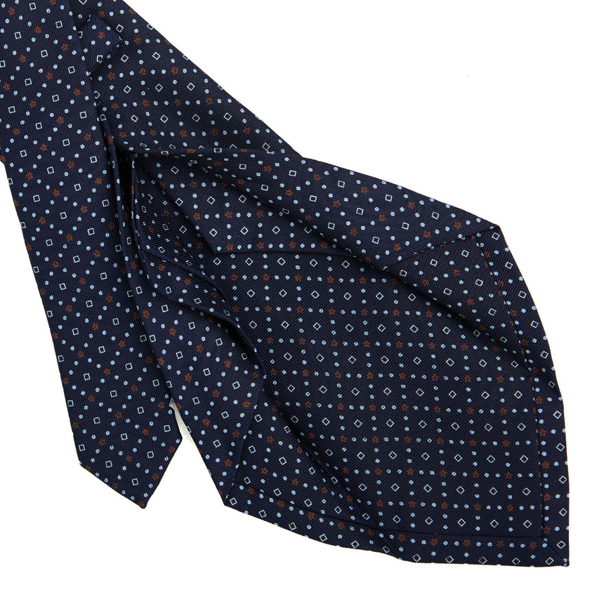 DARK BLUE 5 FOLD SARTORIAL SILK TIE