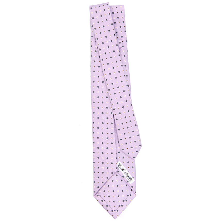 LILAC 5 FOLD SARTORIAL SILK TIE