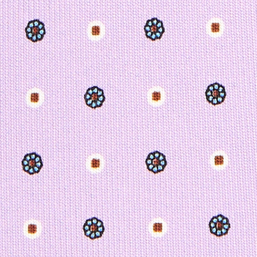 LILAC 5 FOLD SARTORIAL SILK TIE