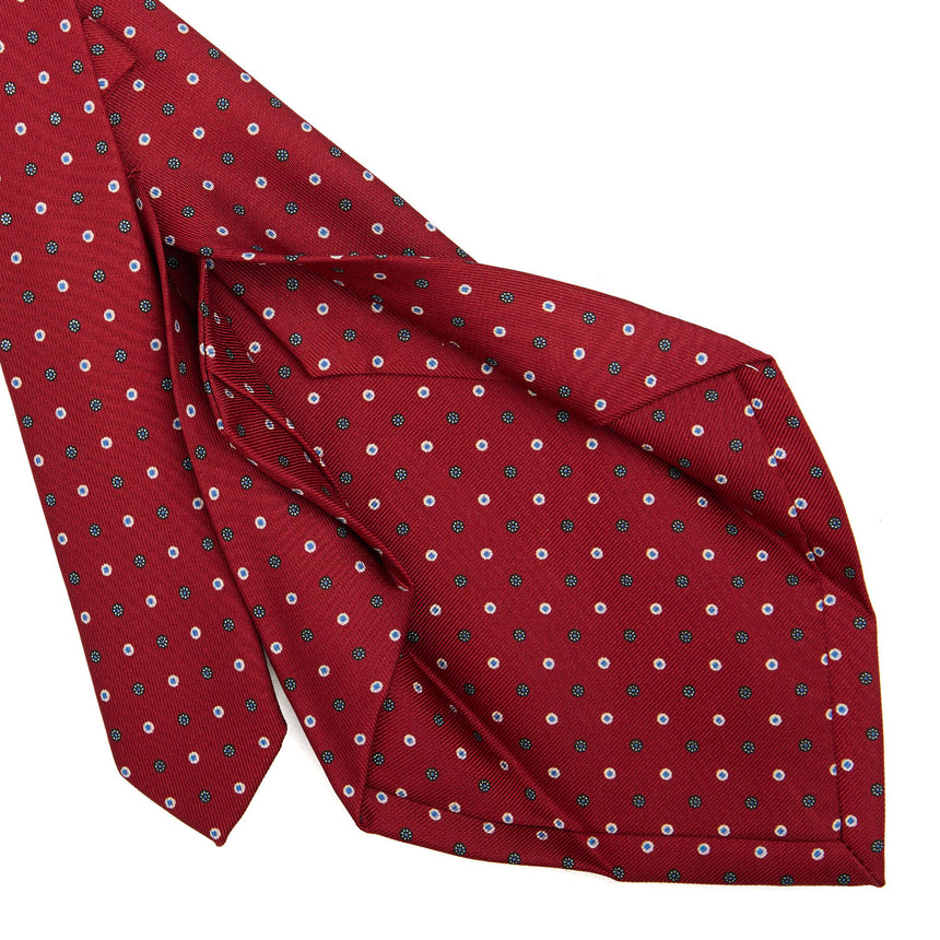 BURGUNDY 5 FOLD SARTORIAL SILK TIE