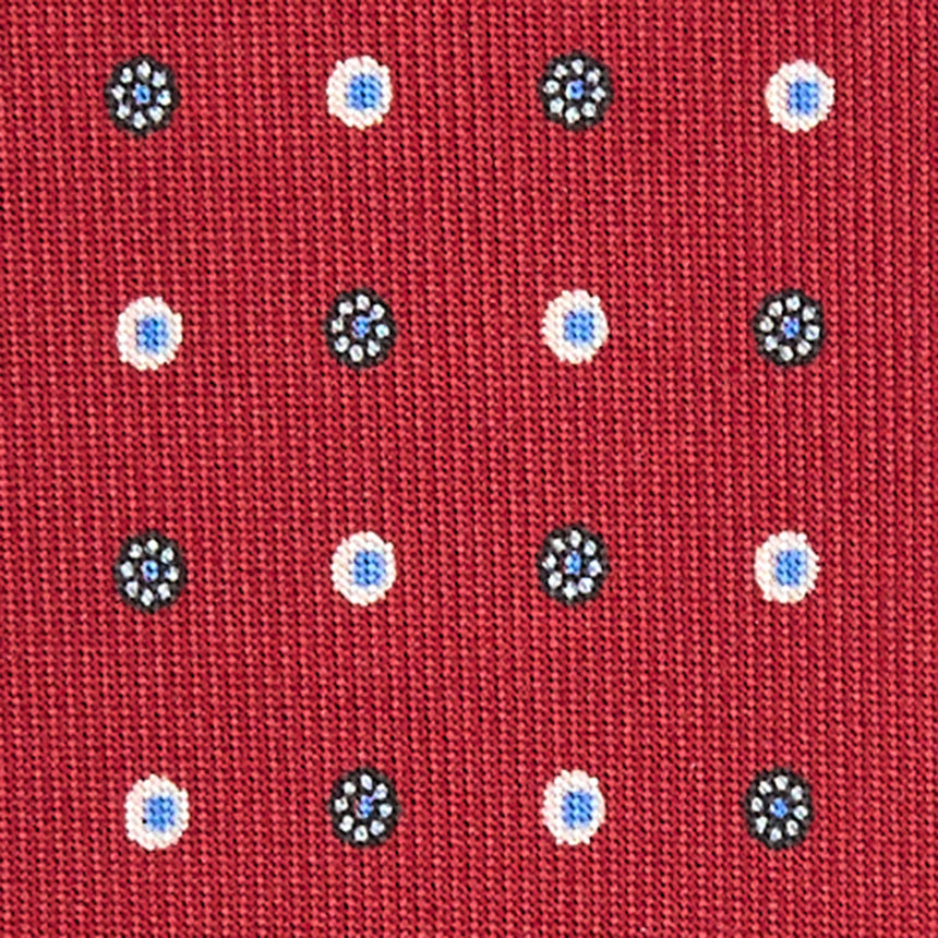 BURGUNDY 5 FOLD SARTORIAL SILK TIE