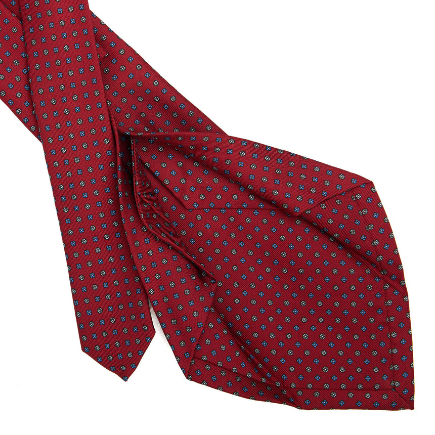 BURGUNDY 5 FOLD SARTORIAL SILK TIE