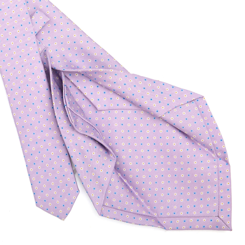 LILAC 5 FOLD SARTORIAL SILK TIE