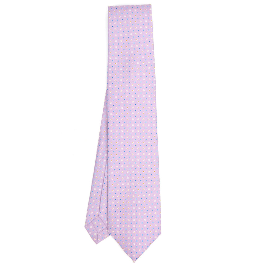 LILAC 5 FOLD SARTORIAL SILK TIE
