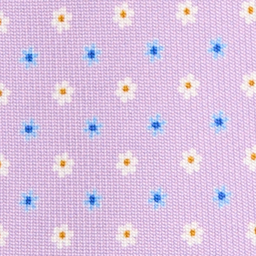 LILAC 5 FOLD SARTORIAL SILK TIE