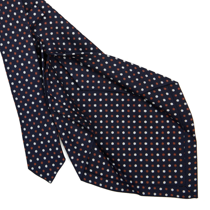 DARK BLUE 5 FOLD SARTORIAL SILK TIE