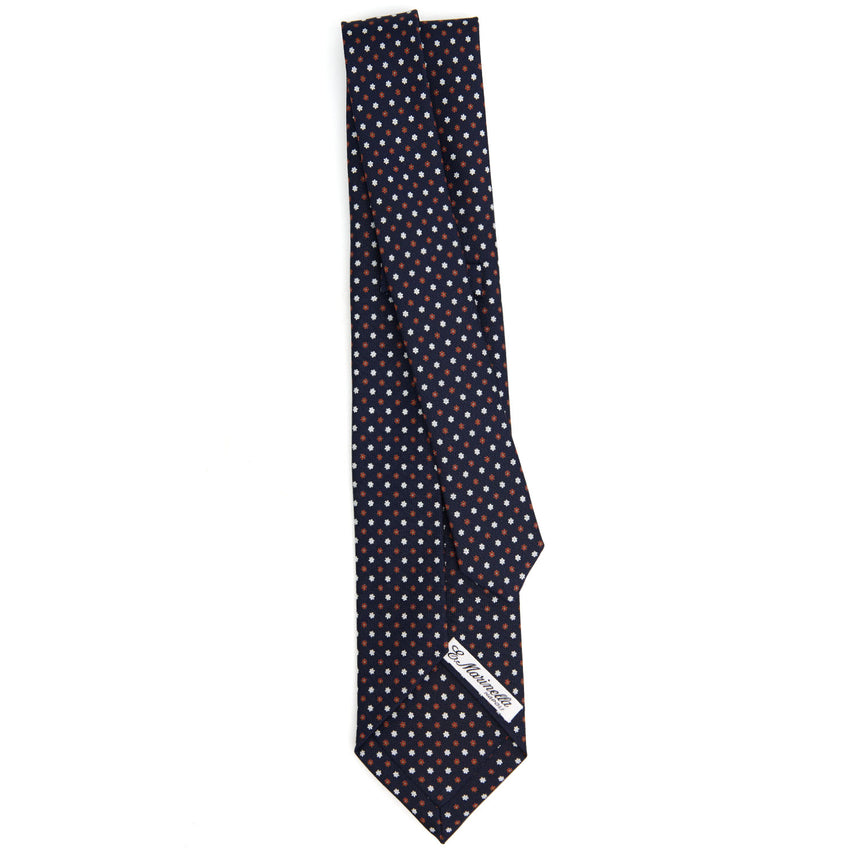 DARK BLUE 5 FOLD SARTORIAL SILK TIE