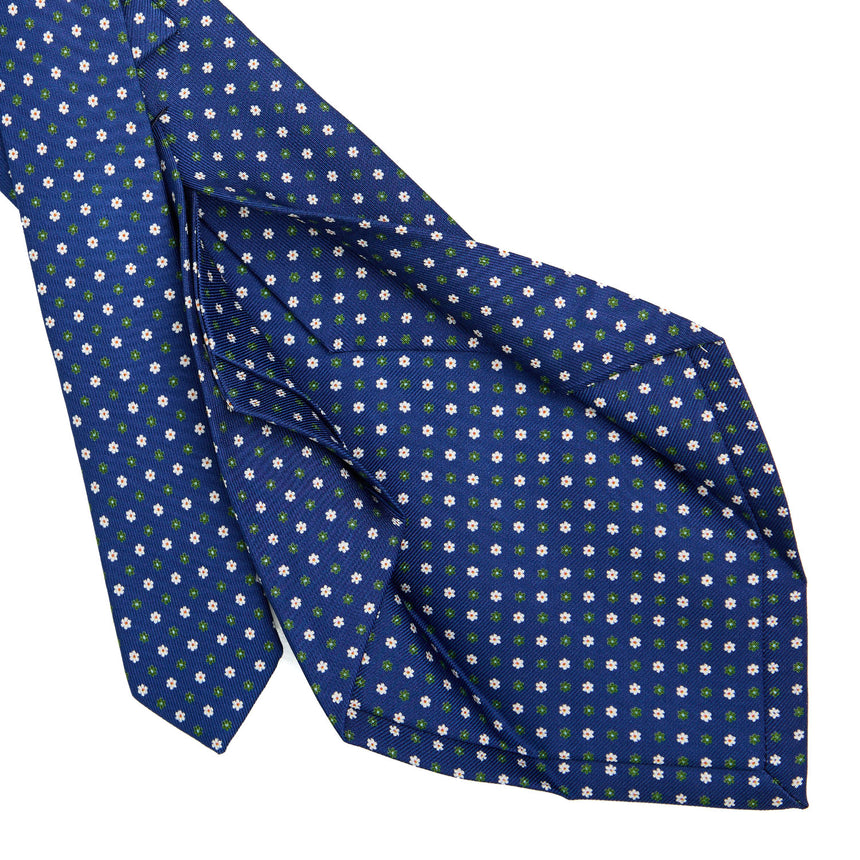 BLUE 5 FOLD SARTORIAL SILK TIE