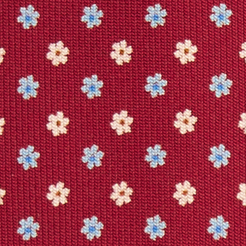 BURGUNDY 5 FOLD SARTORIAL SILK TIE