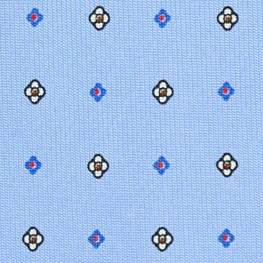 LIGHT BLUE 5 FOLD SARTORIAL SILK TIE