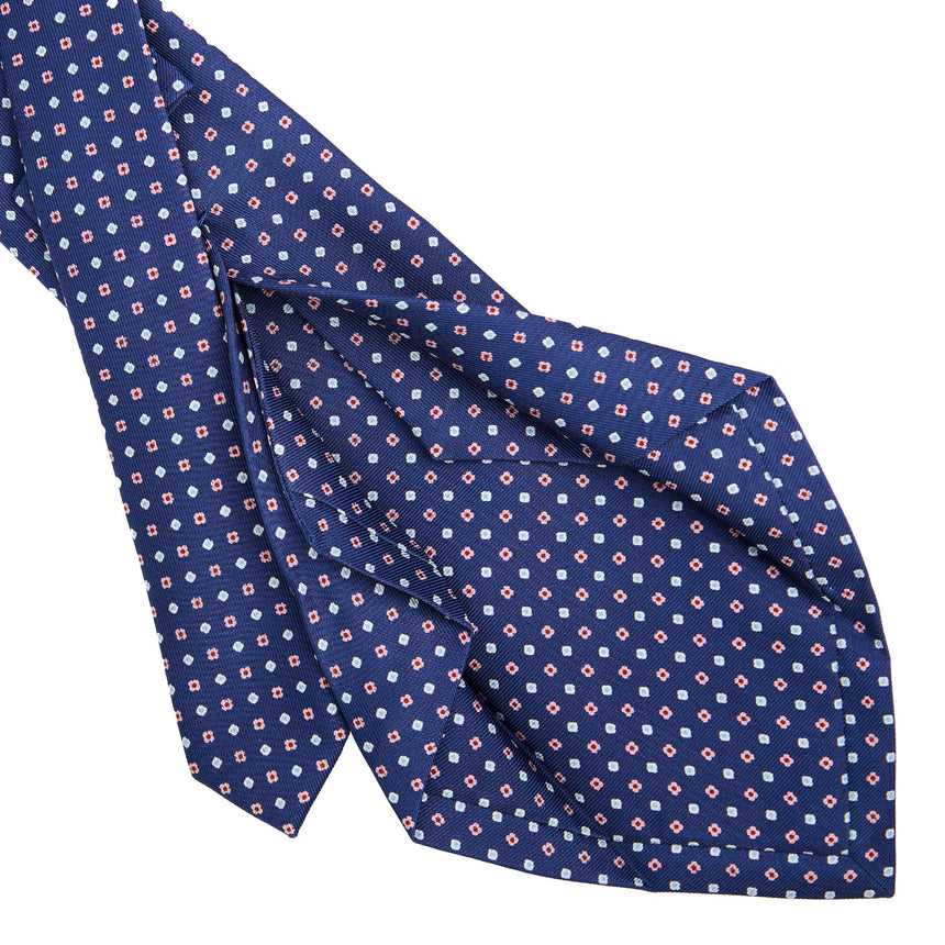 BLUE 5 FOLD SARTORIAL SILK TIE