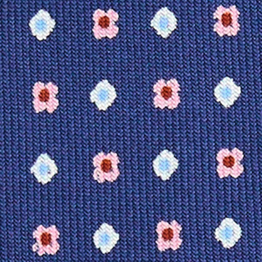 BLUE 5 FOLD SARTORIAL SILK TIE