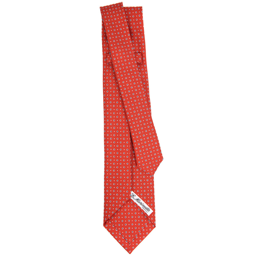 RED 5 FOLD SARTORIAL SILK TIE