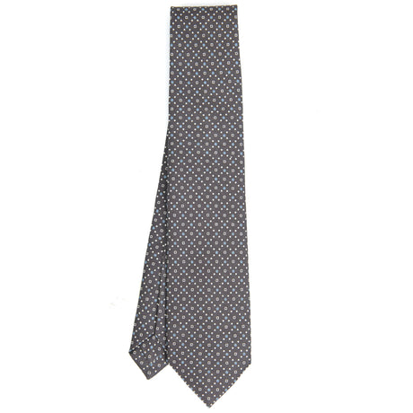 DARK GREY 5 FOLD SARTORIAL SILK TIE