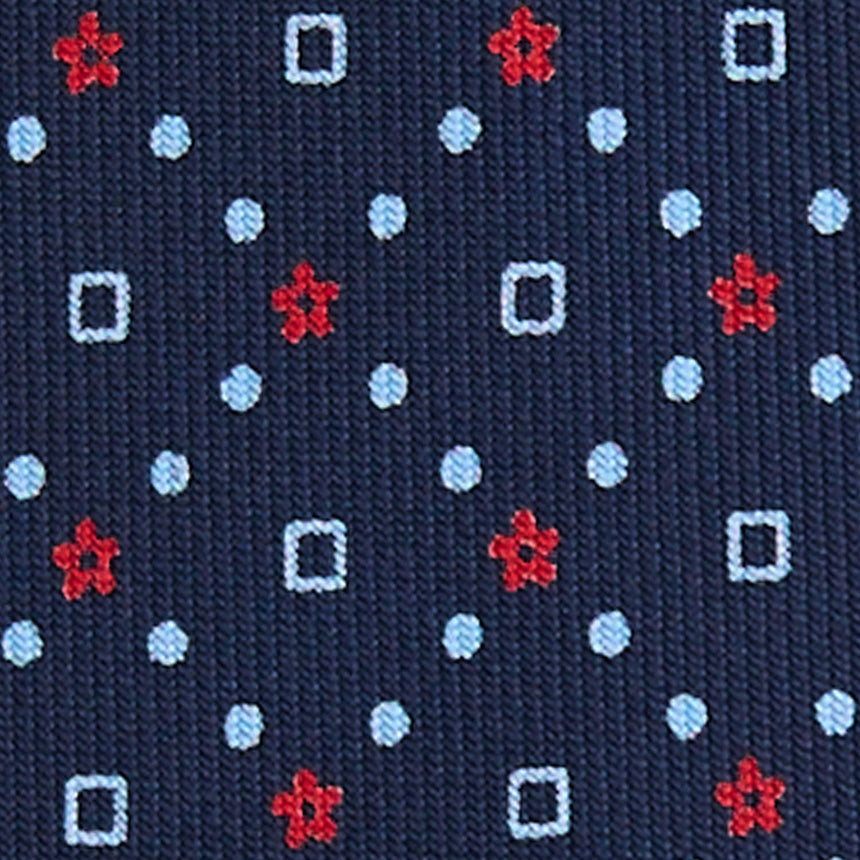 DARK BLUE 5 FOLD SARTORIAL SILK TIE