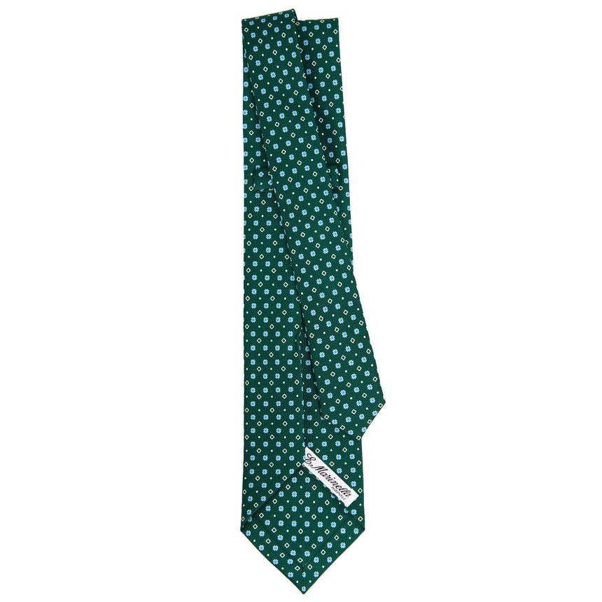 DARK GREEN 5 FOLD SARTORIAL SILK TIE