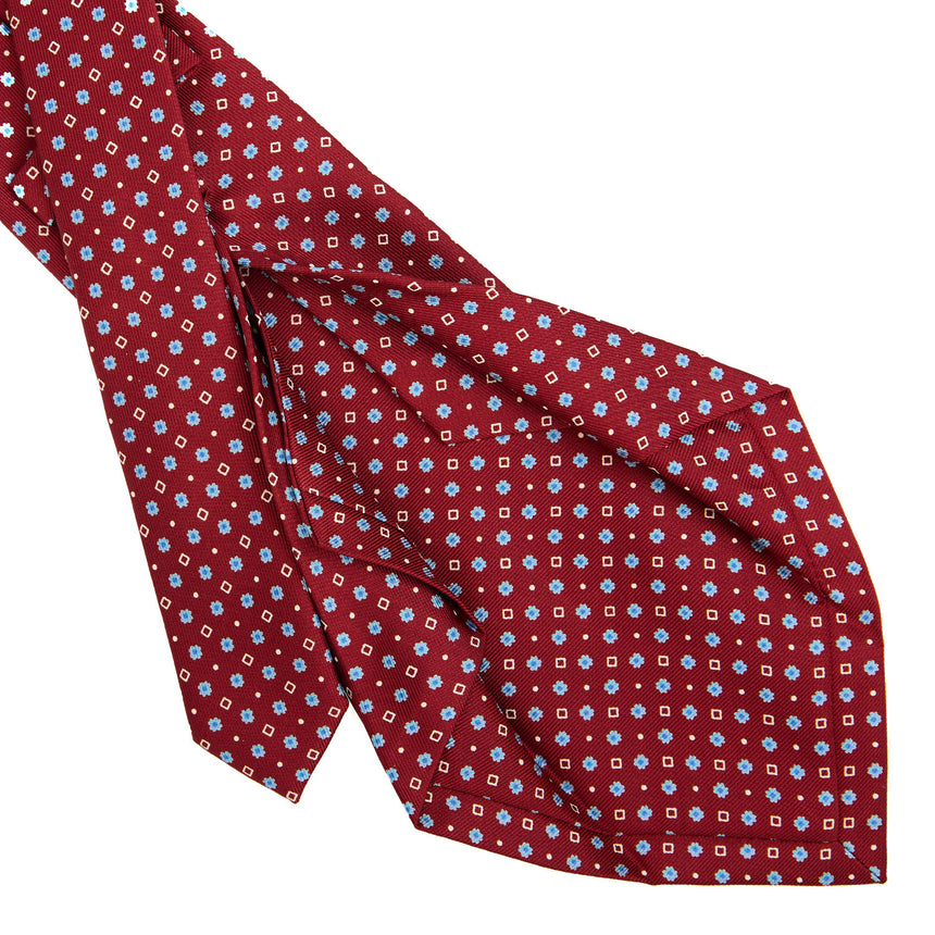 BURGUNDY 5 FOLD SARTORIAL SILK TIE