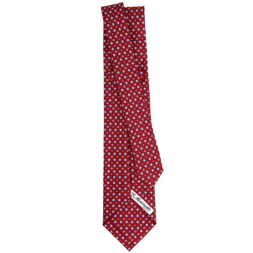 BURGUNDY 5 FOLD SARTORIAL SILK TIE